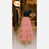  ✨ دامن طبقه ایی ترند، سبک و خوشفرم ✨t8044